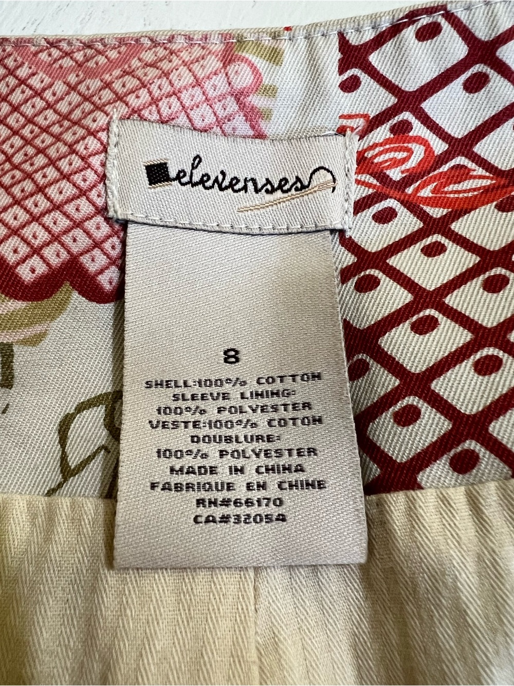 Anthropologie elevenses Floral Patchwork Wrap Blazer in Purple & Cream 8 - Picture 10 of 16